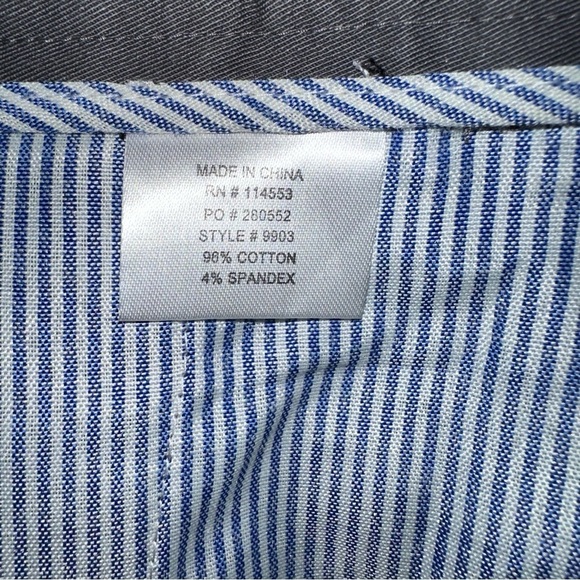 NDSTRY Pants Mens 38x32 Gray Mason Stretch Chino Classic Fit Office Preppy NWT - Picture 7 of 9